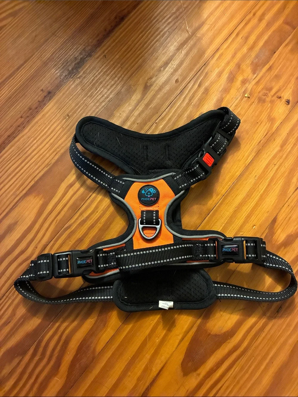 Reflective Dog Harness - Orange